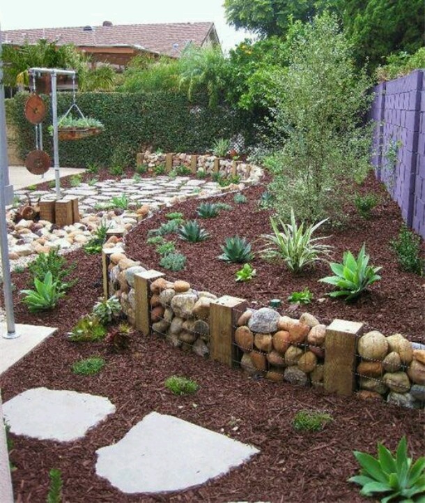 flower-beds-with-rocks-22_18 Cvjetni kreveti s kamenjem