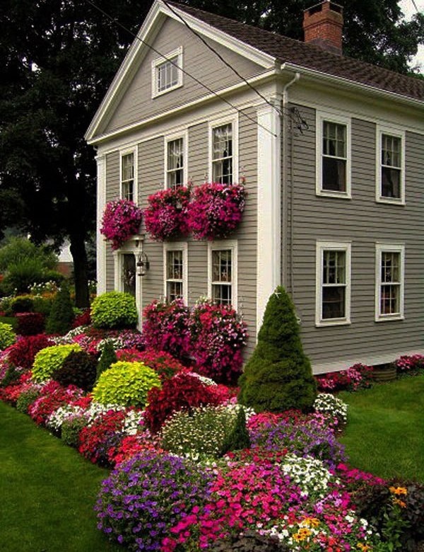 townhouse-landscaping-ideas-for-front-yard-23_7 Ideje za uređenje gradske kuće za prednje dvorište