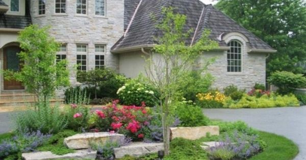 u-shaped-driveway-landscaping-ideas-01_16 Ideje za uređenje prilaza U obliku snijega