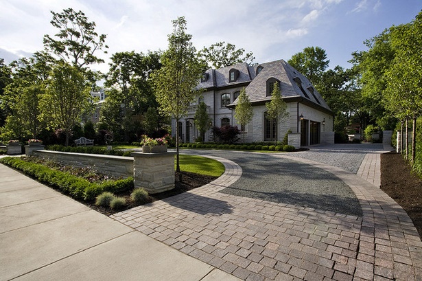 u-shaped-driveway-landscaping-ideas-01_4 Ideje za uređenje prilaza U obliku snijega