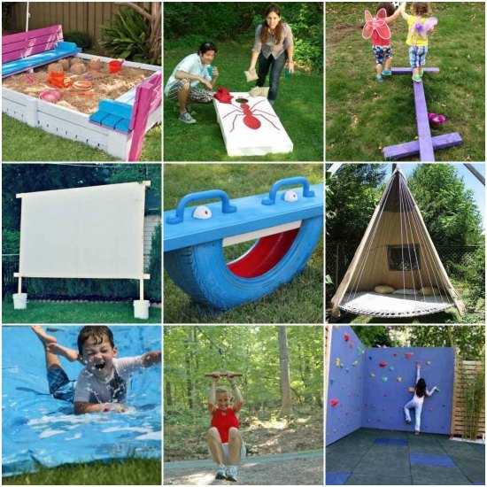 cheap-backyard-playground-ideas-46_14 Jeftine ideje za igralište u dvorištu