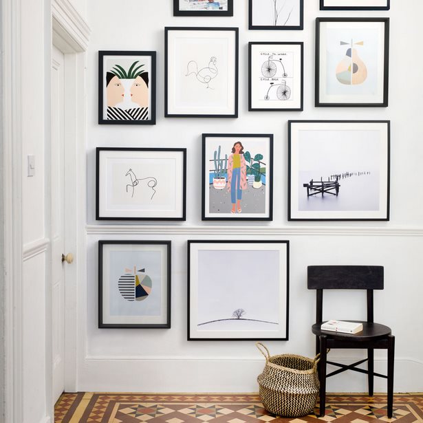 ideas-for-picture-arrangements-on-the-wall-43_15 Ideje za postavljanje slika na zid