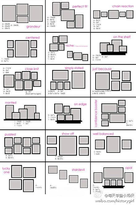 ideas-for-picture-arrangements-on-the-wall-43_20 Ideje za postavljanje slika na zid
