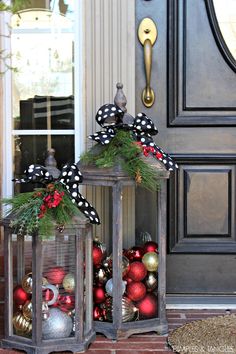 porch-christmas-decorating-ideas-88_11 Ideje za ukrašavanje božićnog trijema