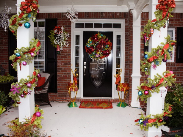 porch-christmas-decorating-ideas-88_13 Ideje za ukrašavanje božićnog trijema
