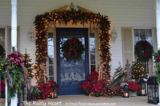 porch-christmas-decorating-ideas-88_16 Ideje za ukrašavanje božićnog trijema