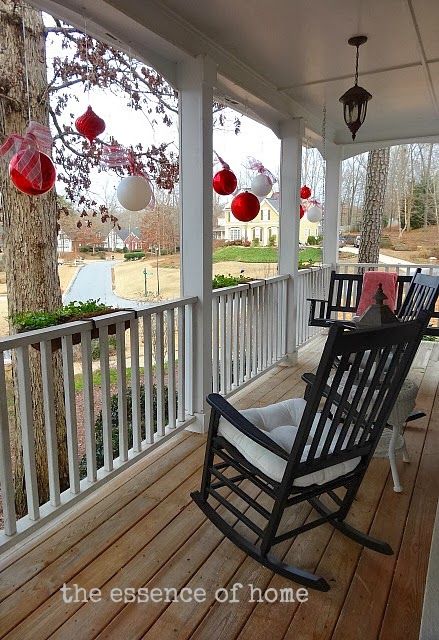 porch-christmas-decorating-ideas-88_20 Ideje za ukrašavanje božićnog trijema