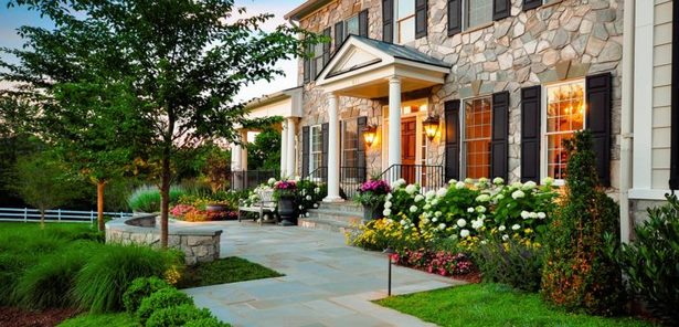 landscaping-ideas-for-the-front-of-a-house-23_11 Ideje krajobraznog dizajna za fasadu kuće