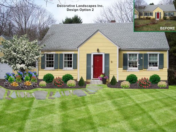 landscaping-ideas-for-the-front-of-a-house-23_12 Ideje krajobraznog dizajna za fasadu kuće