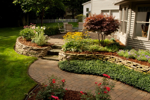landscaping-ideas-with-rocks-and-mulch-19_15 Ideje za uređenje okoliša s kamenjem i malčem