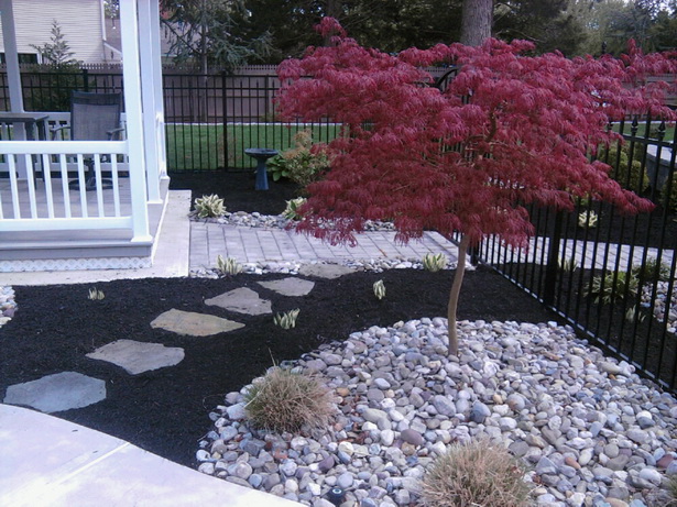 landscaping-ideas-with-rocks-and-mulch-19_3 Ideje za uređenje okoliša s kamenjem i malčem
